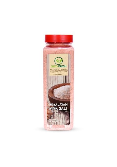 Geo-Fresh Himalayan Pink Salt, 1kg | Sendha Namak| Rich in Nutrients & Minerals| For Healthy Better Life| Cooking, Bath, Fasting| No Artifical Colour Preservatives| 100% Organic, Non-GMO, USDA Certified, Jaivik Bharat Certified