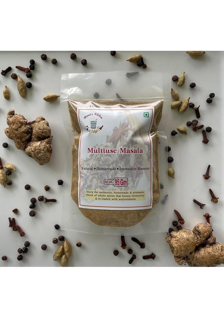 Minni's Kitchen Multi-use Chai Masala, Home made, Traditional, Freshly Grinded, Authentic, No Artifical Addictives, Premium & Strong Aromatic blend of whole spices