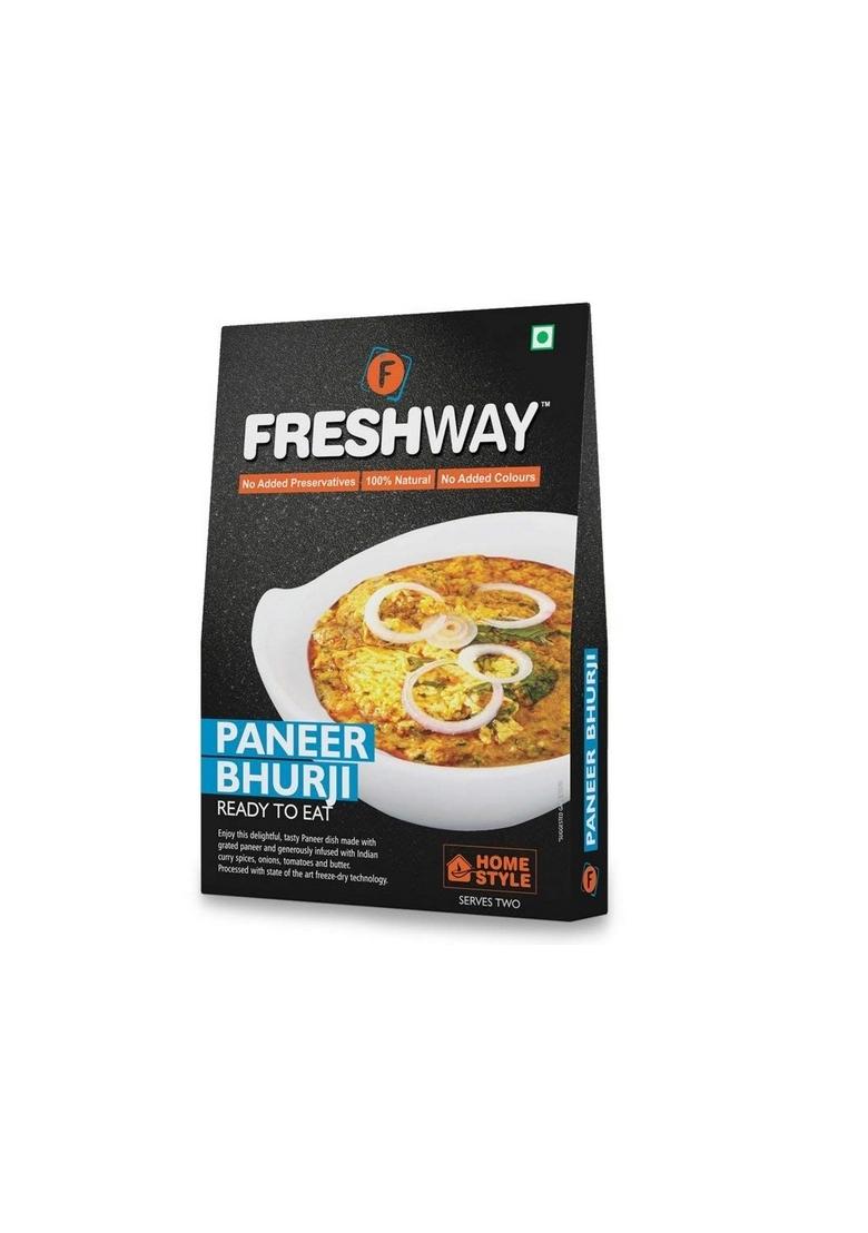 Freshway Ready To Eat Combo (Palak Paneer, Paneer Bhurji, Pav Bhaji, Tawa Masala, Makkhanwala)