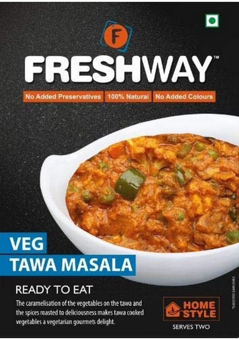 Freshway Ready To Eat Combo (Palak Paneer, Paneer Bhurji, Pav Bhaji, Tawa Masala, Makkhanwala)