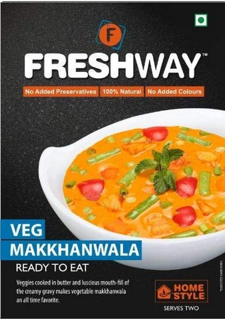 Freshway Ready To Eat Combo (Palak Paneer, Paneer Bhurji, Pav Bhaji, Tawa Masala, Makkhanwala)