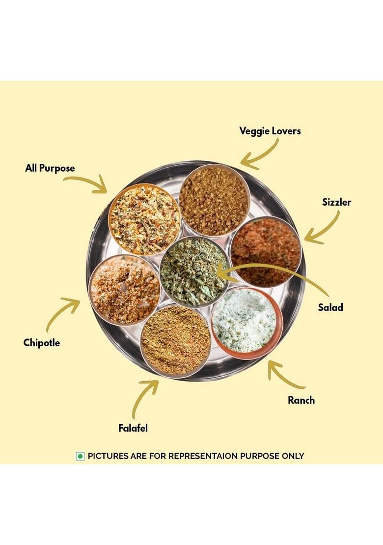 SARANZ Mexican Seasonings | Instant Use Spice Powders and Perfect for Cooking Dishes Premium Artisanal Spices with Rich & Strong Flavour 100 Grams Bottle