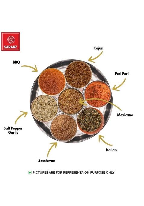 SARANZ Mexican Seasonings | Instant Use Spice Powders and Perfect for Cooking Dishes Premium Artisanal Spices with Rich & Strong Flavour 100 Grams Bottle