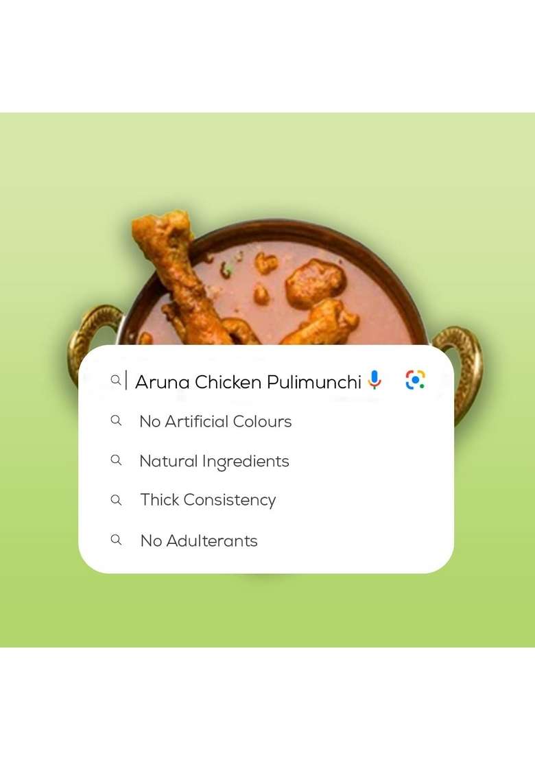 ARUNA Chicken Pulimunchi Masala Powder- 80g (Q&E) Mangalorean Delicacy | Thick Sour & Spice Natural Curry Recipes No Added Preservatives - Indya