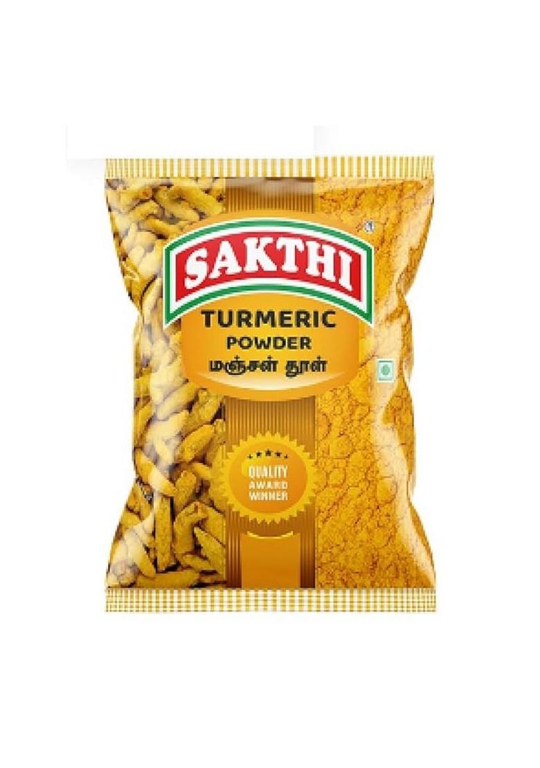 SAKTHI 200 Gm Red Chill Powder + 50 Turmeric Coriander | Indian Spices Blend Suitable for All Your Cooking No Artificial Colours and Preservatives