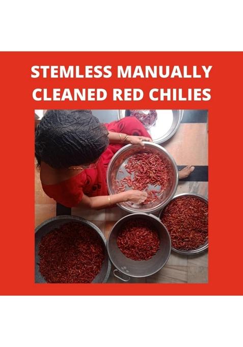 INDIANA ORGANIC Red Chilli Powder | Packed on order freshly ground using stemless No added colors, fillers, additives, or preservatives