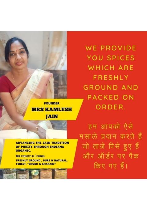 INDIANA ORGANIC Red Chilli Powder | Packed on order freshly ground using stemless No added colors, fillers, additives, or preservatives