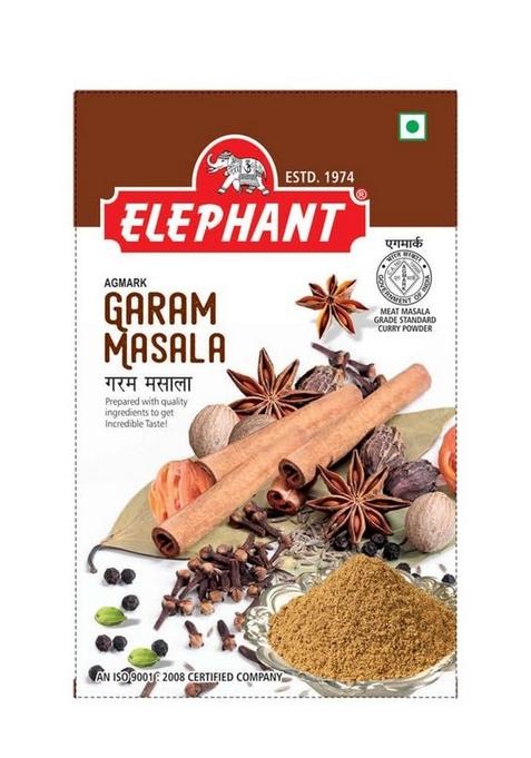 ELEPHANT Garam Masala Powder 100g | Rich in Flavor, Naturally Processed and No Preservatives