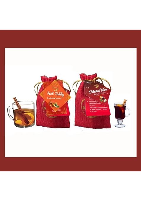 Ahoy! Mulled Wine & Whiskey Toddy Premix Combo | European Blend Hot Mulling Spice Home Made pack