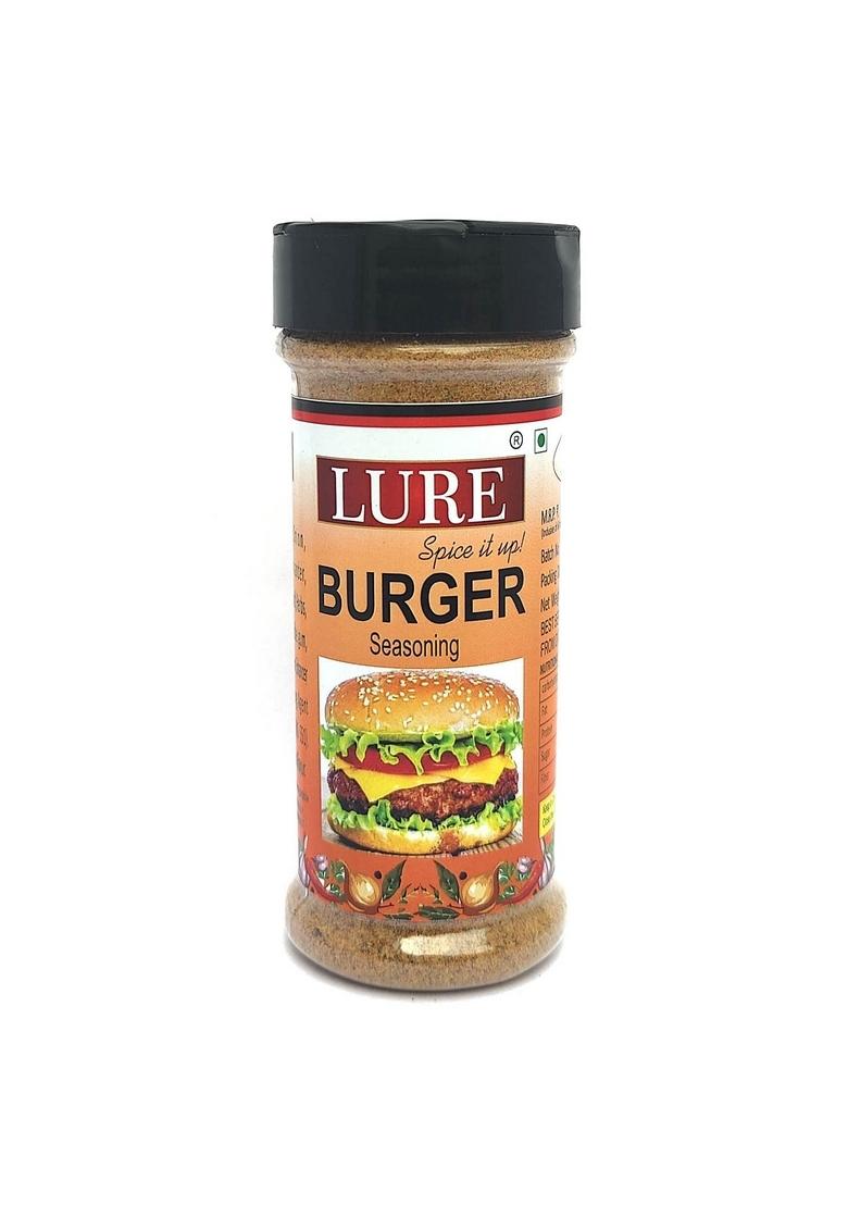 LURE Burger Spice Mix Seasoning Masala Powder 100 gram for all Burgers French Fries Frankies