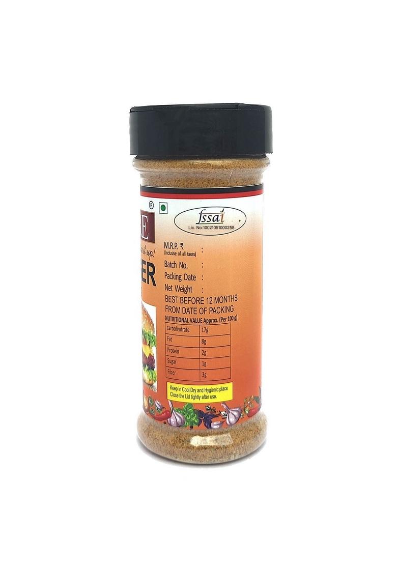 LURE Burger Spice Mix Seasoning Masala Powder 100 gram for all Burgers French Fries Frankies