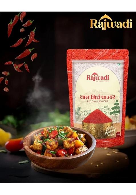 Rajwadi-Har Raja Ki Pasand Kashmiri Lal Mirch Powder 1 kg | Red Chilli For Daily Cooking, Authentic Indian Spice No artificial Colors & Preservatives