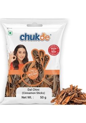 CHUKDE Dalchini Shrilankan, Cinnamon Ciggarate Sticks Quills Whole Spices, 50g