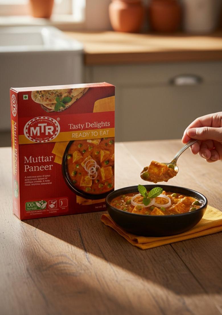 MTR Ready to Eat, Muttar Paneer, 300g Carton