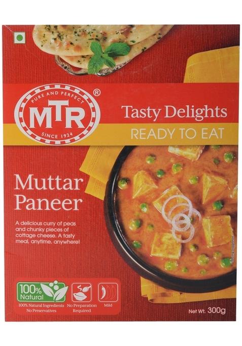 MTR Ready to Eat, Muttar Paneer, 300g Carton