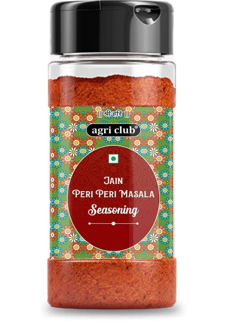 AGRI CLUB jain peri masala no onion garlic seasoning with natural spices for bold flavor in snacks and meals 200g - Indya