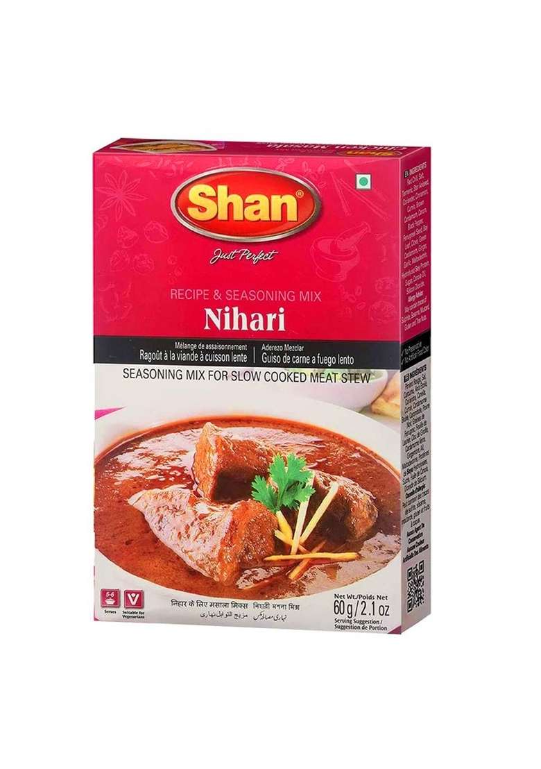 Shan Nihari Masala, 6 x 60 g - Indya