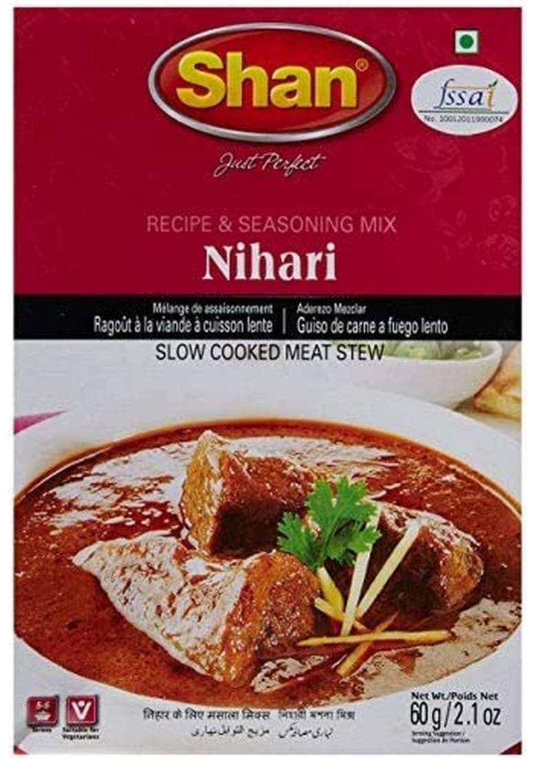 Shan Nihari Masala, 6 x 60 g - Indya