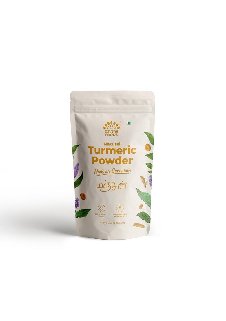 The Divine Foods Organic Turmeric Powder High Curcumin-500 Gm