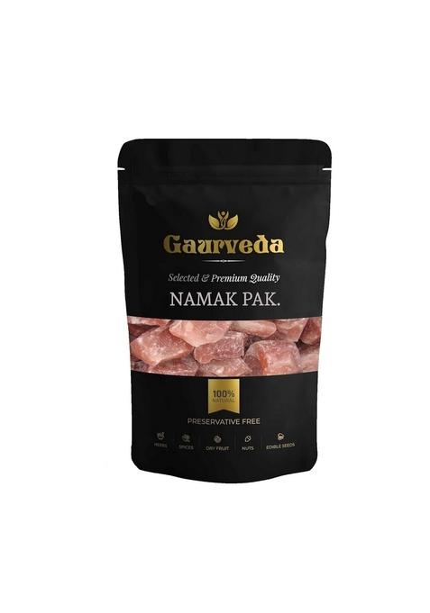 GAURVEDA Pakistani Namak - Pink Salt Granules Lahori Rock (500 Grams)