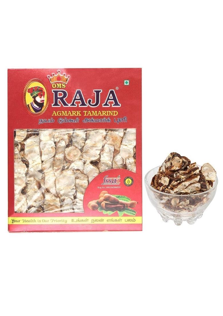 OMS Raja Premium Dry Organic 1 KG Tamarind Imli Chintapandu Puli (1000g)