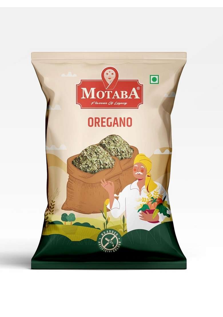 MOTABA Fresh Oregano 1kg | Premium Mixed Herbs Italian Dried Pure Herb & Seasonings Sprinkler |Natural Healthy Spice Blend for Pizza, Fries, Pasta-1kg - Indya