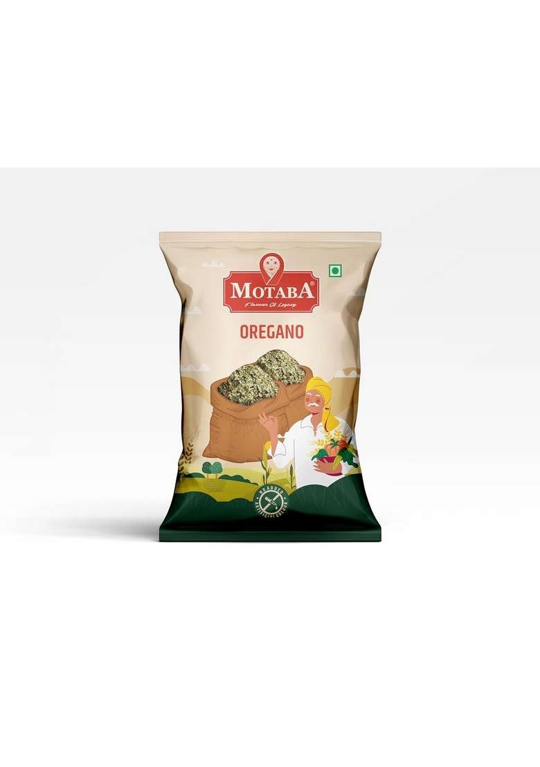 MOTABA Fresh Oregano 1kg | Premium Mixed Herbs Italian Dried Pure Herb & Seasonings Sprinkler |Natural Healthy Spice Blend for Pizza, Fries, Pasta-1kg - Indya