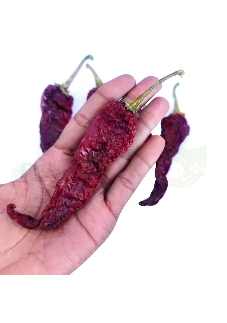 PURE PIK Byadgi Red Chilli whole organically Grown - 400 Gram/Red whole/Dry whole/Mirchi - Indya