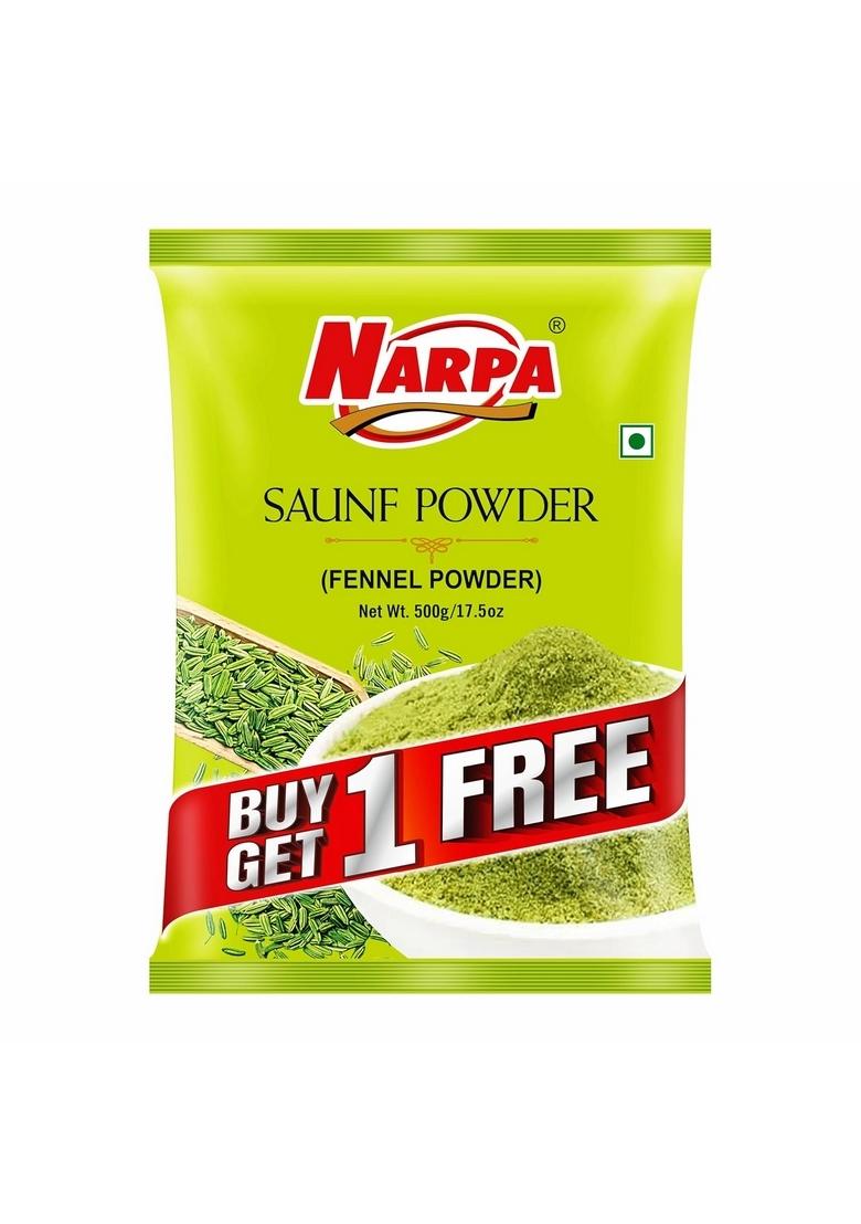 Narpa Saunf Powder 500g | BUY 1 & GET FREE Fresh, 100% Natural Perfect for Cooking Herbal Tea