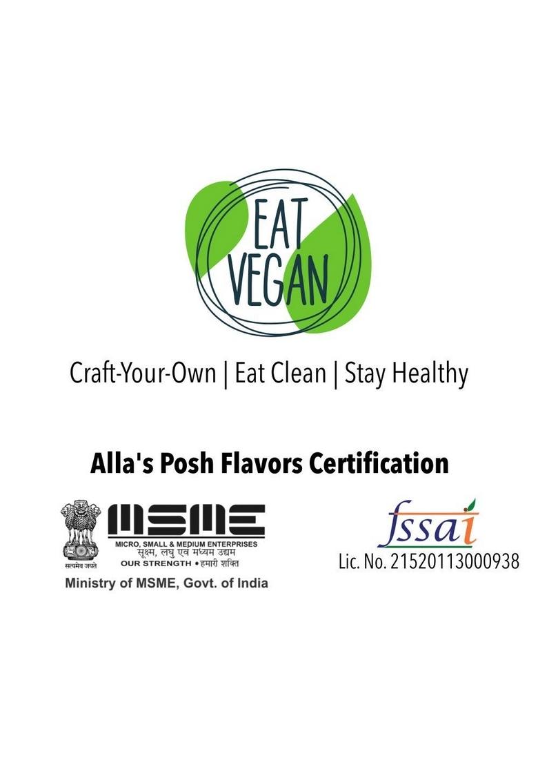 Alla's Posh Flavors Vegan Bouillon & Broth Powder | 5 Individual Sachets litres of Soup Stock Instant Chicken Style 100% NO MSG Fortified with Nutritional Yeast Flakes