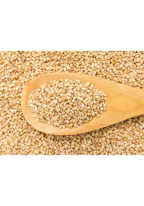 NNorganic Sesame Seeds, Natural White, 16 Oz (453g), Quality Raw Seeds in Resealable Pouch | NN Organic Til Till