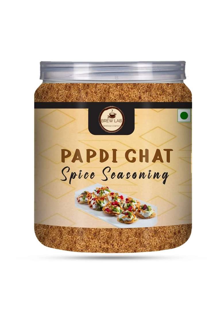 Brew Lab 100% Natural Papdi Chat Masala | For Dahi Bhalla, Golgappas, Fox-nuts & Popcorns (250GM) - Indya