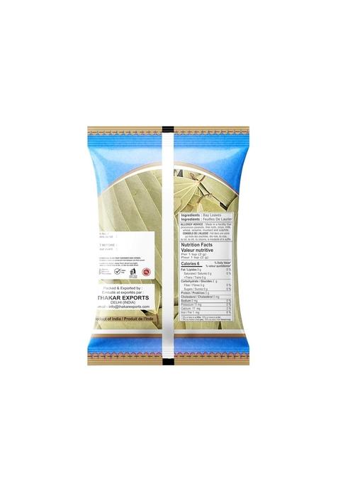 THAKAR Natural Bay Leaves25g | Organic Tejpan Patta Leaf Dry Leaves/Organic Indian Whole Spices Tez Dried WholeLeaves.