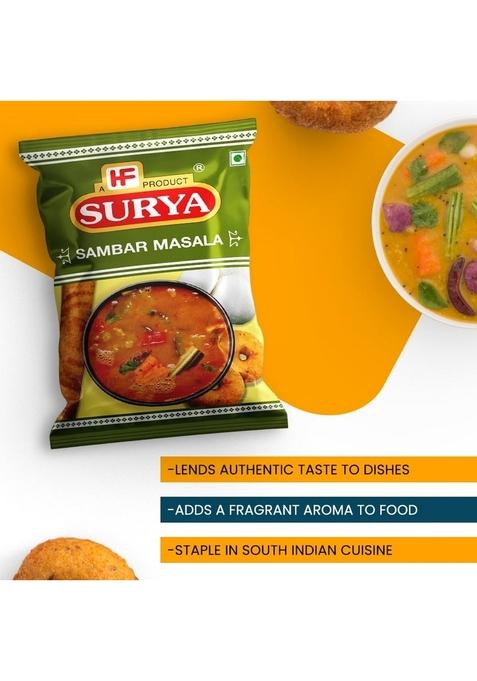 Surya HF, Sambar Masala 500g| Authentic South Indian Flavour| Blend of Spices