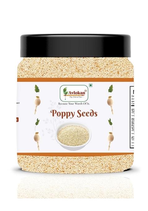 Avlokan 100% Natural White Poppy Seeds, | Posta Dana Khus Indian Posto Khas (Posta 500G)