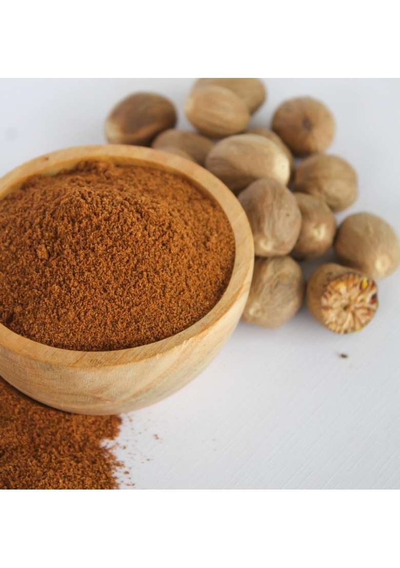 THAKAR 100% Pure & Natural Nutmeg Powder 100g |Jaifal,Jathikka, Jajikaya | Zero added Colours, Fillers, Additives Preservatives Farm Fresh, Premium Grade Quality, Fresh. - Indya