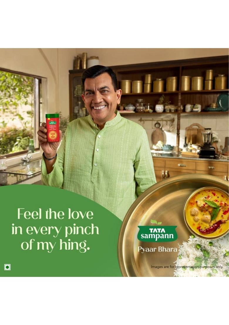 Tata Sampann South Hing, 100 g, Compounded Asafoetida Powder, Strong Aroma & Great Taste, Recommended By Chef Sanjeev Kapoor, Perunkayam, Ingu, K ya , Inguva