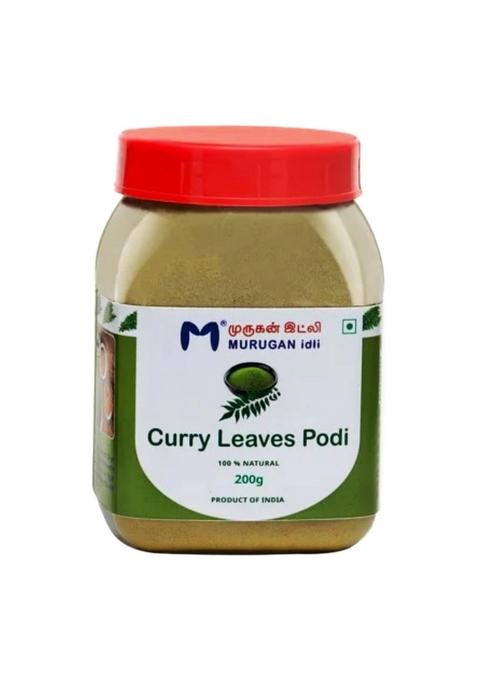 MURUGAN IDLI Garlic Podi & Curry Leaves Each 1 Pack | of 2 (200g + 200g) Authentic South Indian Spiced Powder for Idli, Dosa Rice Perfect Breakfast, Snacks Cooking Traditional Flavor Rich Tast