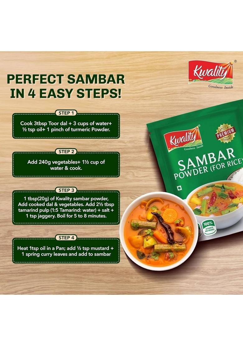 KWALITY Sambar Powder for Rice