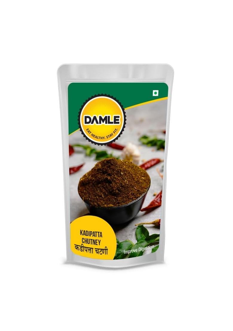 Damle Kadipatta Chutney, Authentic Maharashtrian Style Curry Leaves Powder, No artical colour or preservatives