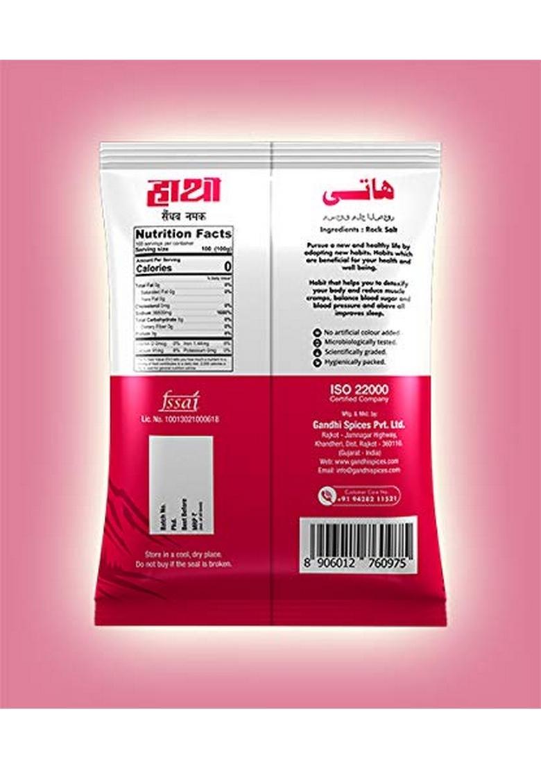 Hathi MASALA Rock Salt Powder,1Kg