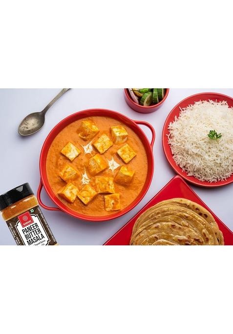 SARANZ Paneer Butter Jain & Tikka Masala (Combo Pack) Instant Use | Spice Powders and Masalas Artisanal Spices with Rich Strong Flavour 100 Gms Sprinkler Jar