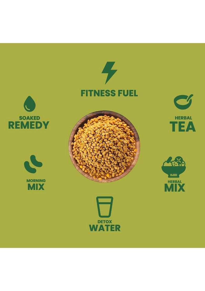 LIVYOR Natural Fenugreek/Methi Seeds