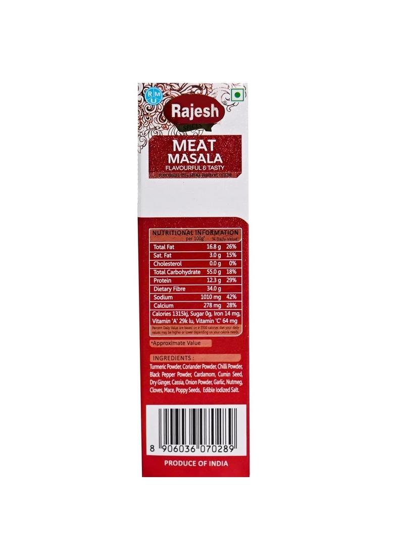 Rajesh Meat & Garam Masala Powder | Spices With Natural Ingredients For Delicious Cooking