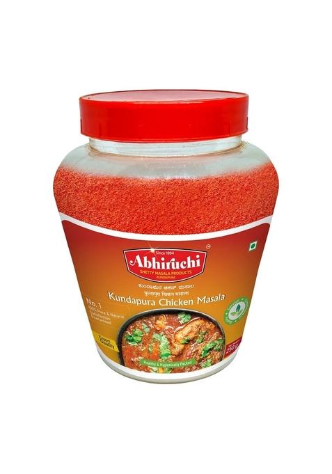 Abhiruchi Kundapura Chicken Masala Powder | Homemade Spice Mix No Preservatives Quick & Flavorful Cooking (Pack of 2, Each 250g Jar)