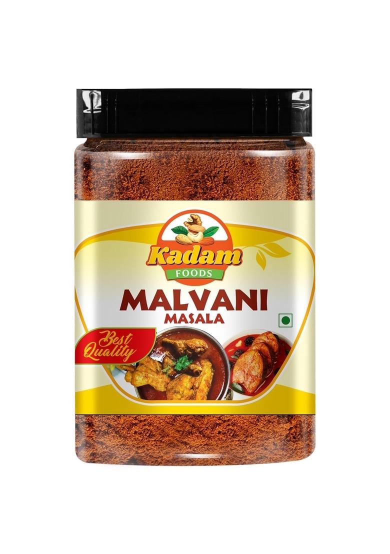 M.K DRY FRUITS KADAM FOODS Malvani Masala | Authentic Indian Spice Blend for Veg & Non-Veg Curries Traditional Taste No Added Colors or Preservatives 100g
