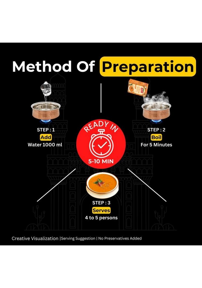 Aasaan Khatti Dal Premix 100gms, Ready to Cook Mix, Instant Hyderabadi Premix, Indian Lentil Curry Home Food With Hand Picked Flavours (Pack of 2)