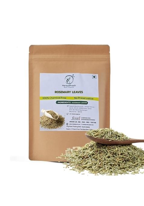 HERBALPRASH Rosemary Leaves - 100gm | Natural & Sun-Dried Aromatic Herb for Cooking, Tea Hair Care Rich in Antioxidants
