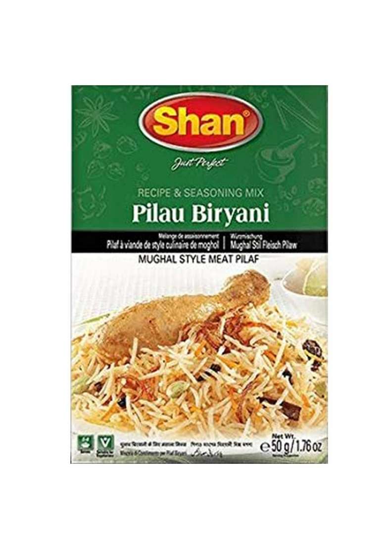 Shan Pilau Biryani Masala, 8 x 50 g - Indya