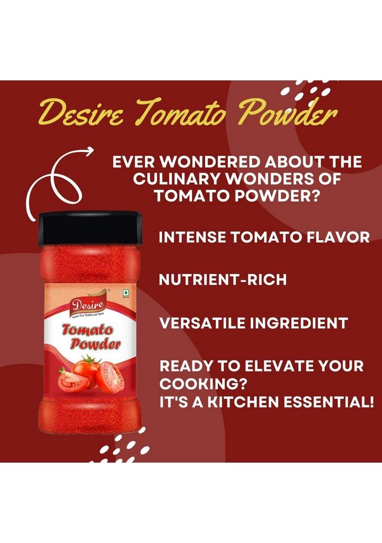 Desire Dehydrated Tomato Powder, 200 Gram